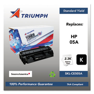 Triumph™ 751000nsh0966 Remanufactured Ce505a (05a) Toner, 2,300 Page-yield, Black freeshipping - TVN Wholesale